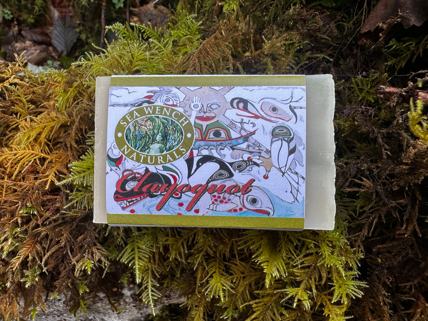 Sea Wench Soap Clayoquot bar by Sea Wench Naturals – handcrafted natural soap inspired by Clayoquot Sound, made in Canada.