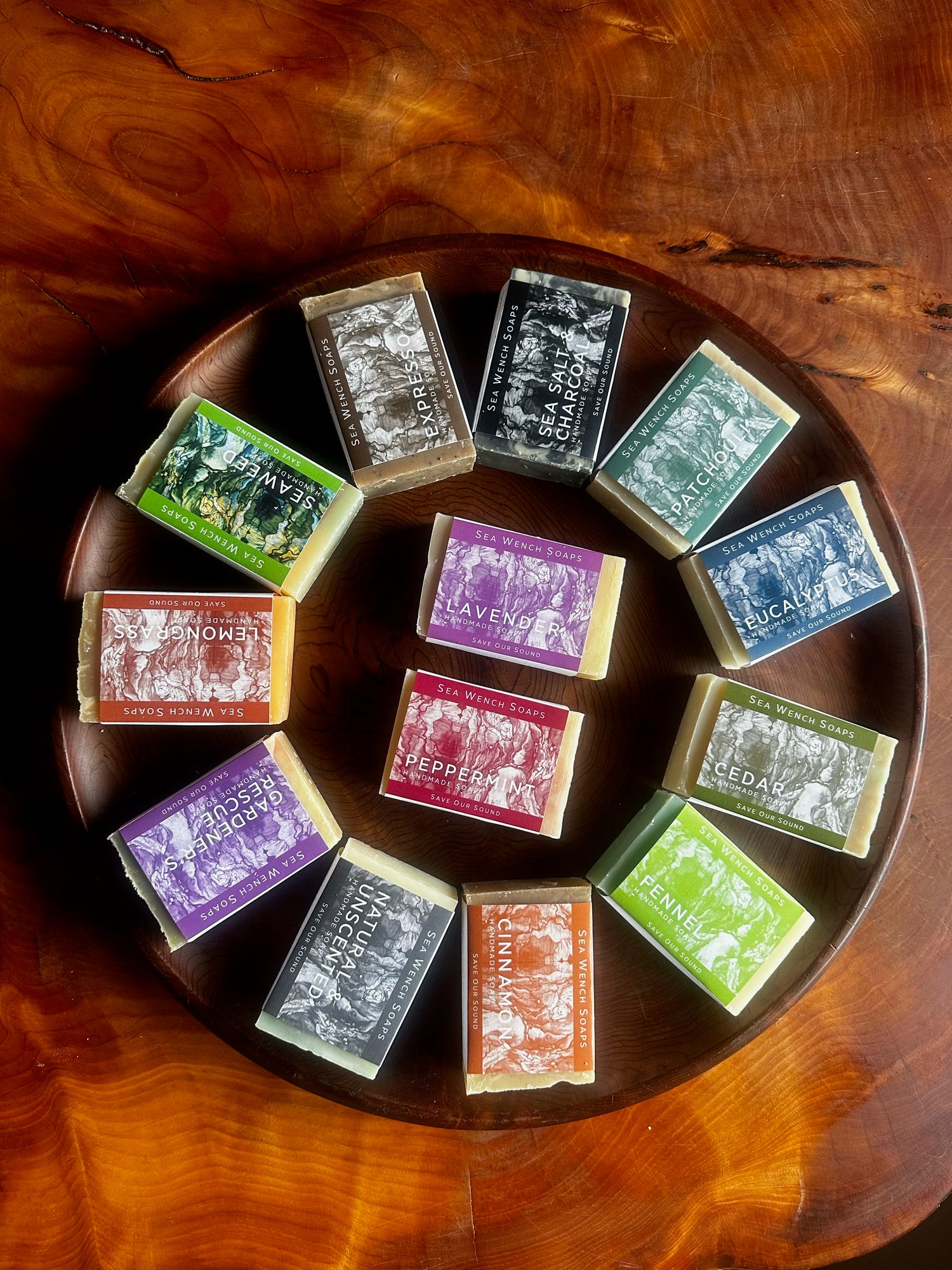 Handcrafted natural soap bars by Sea Wench Naturals — Canadian‑made, plant‑based and eco‑friendly