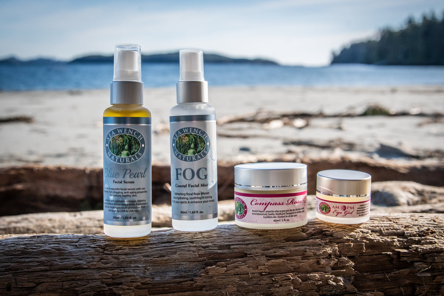Natural facial skincare products by Sea Wench Naturals – Canadian‑made, plant‑based and eco‑friendly