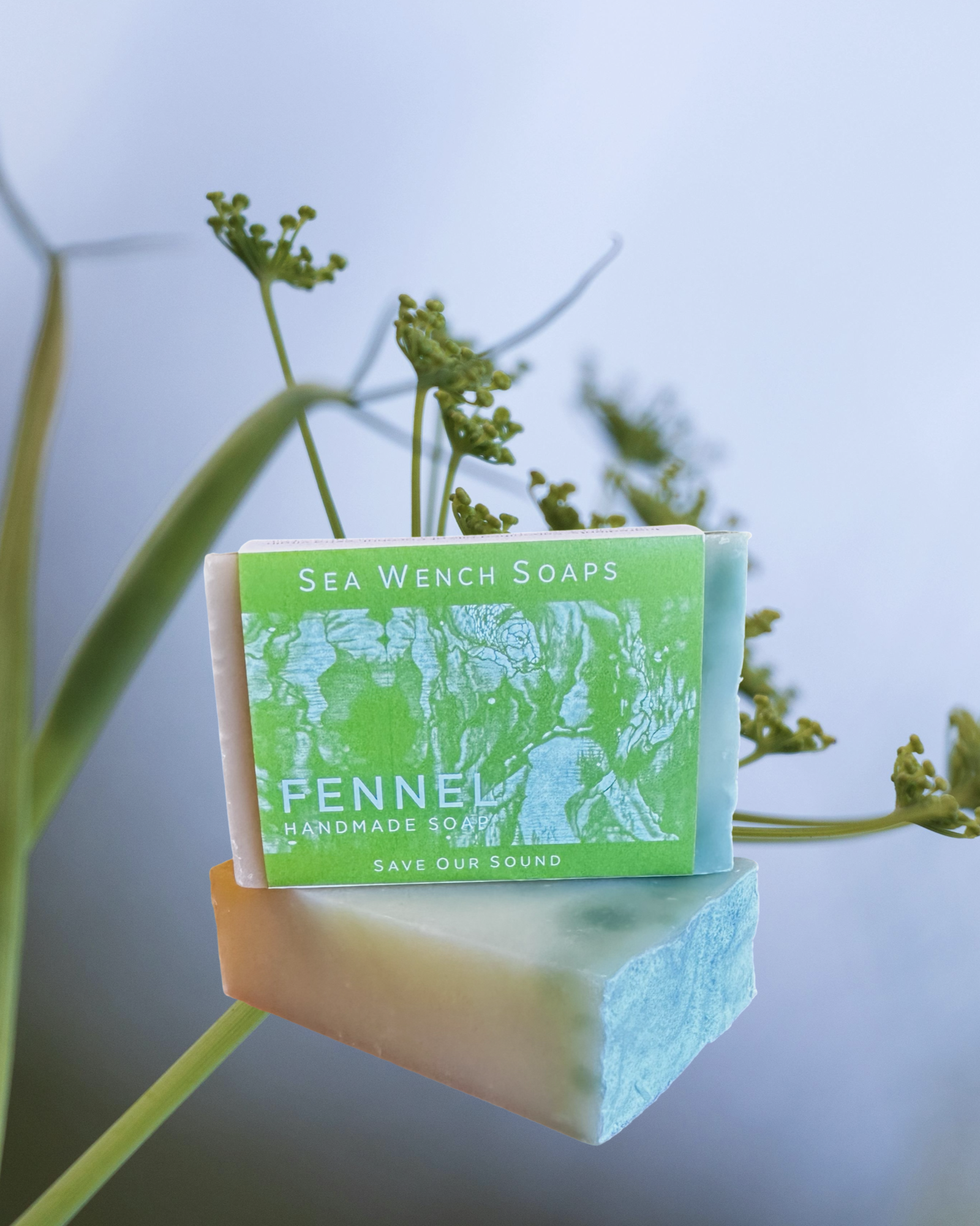 Sea Wench Soap Fennel bar by Sea Wench Naturals – plant‑based fennel essential oil soap, handcrafted in Canada.