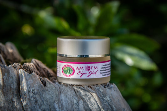 AM-PM Eye Gel by Sea Wench Naturals – natural botanical eye treatment with hyaluronic acid & marine collagen, made in Canada