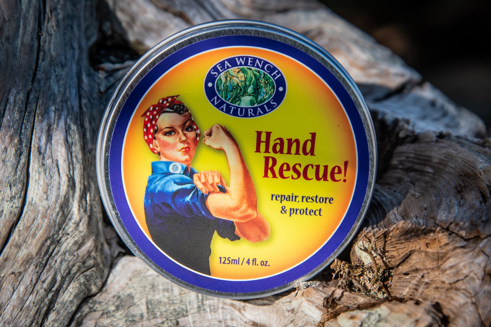 Sea Wench Naturals hand rescue salve for dry cracked hands
