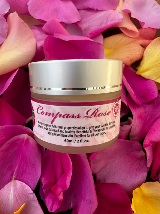 Compass Rose Facial Cream by Sea Wench Naturals – botanical age-defying facial cream made in Canada