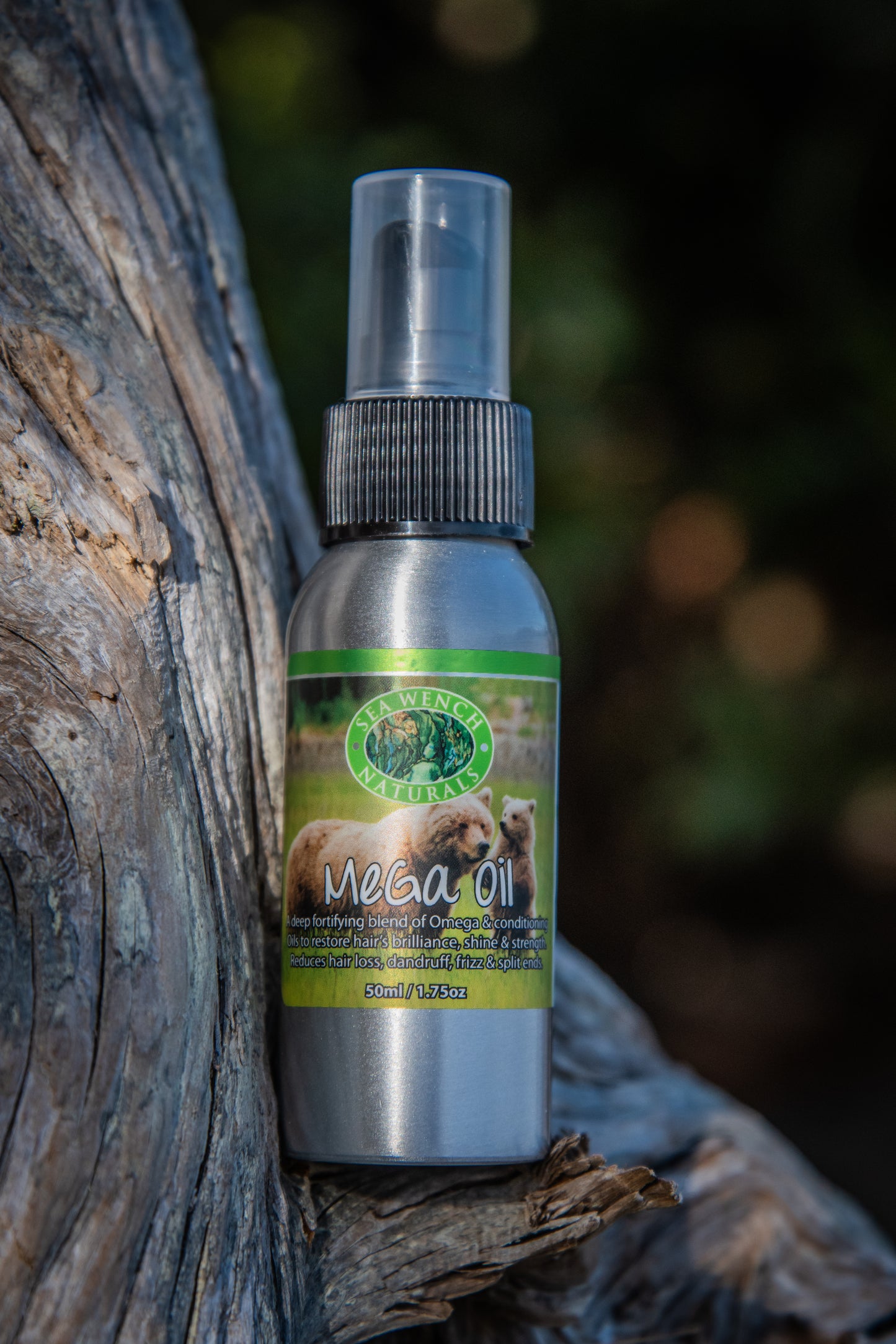 Sea Wench Naturals Mega Hair Oil for healthy natural hair