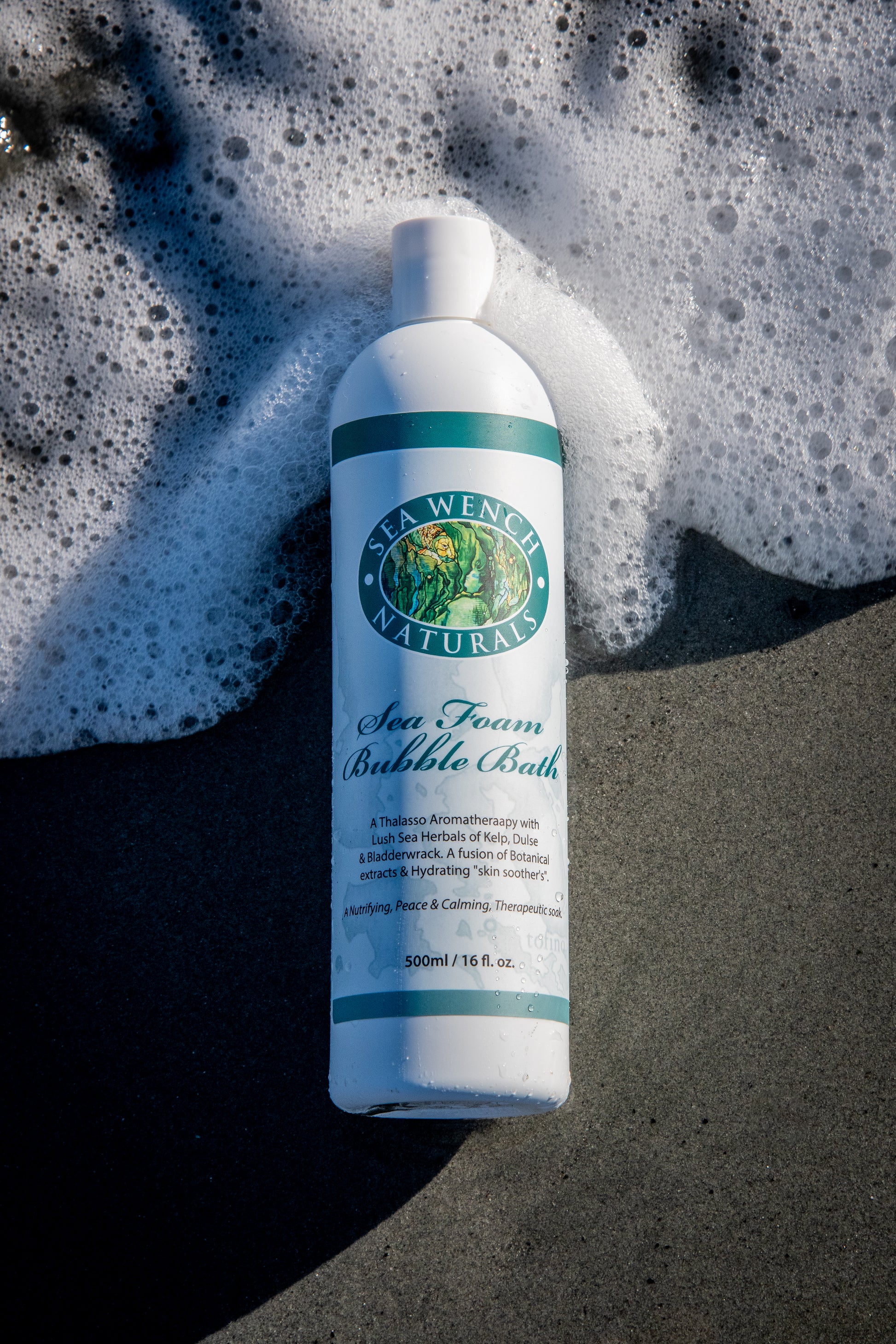 Sea Wench Naturals sea foam bubble bath seaweed infused