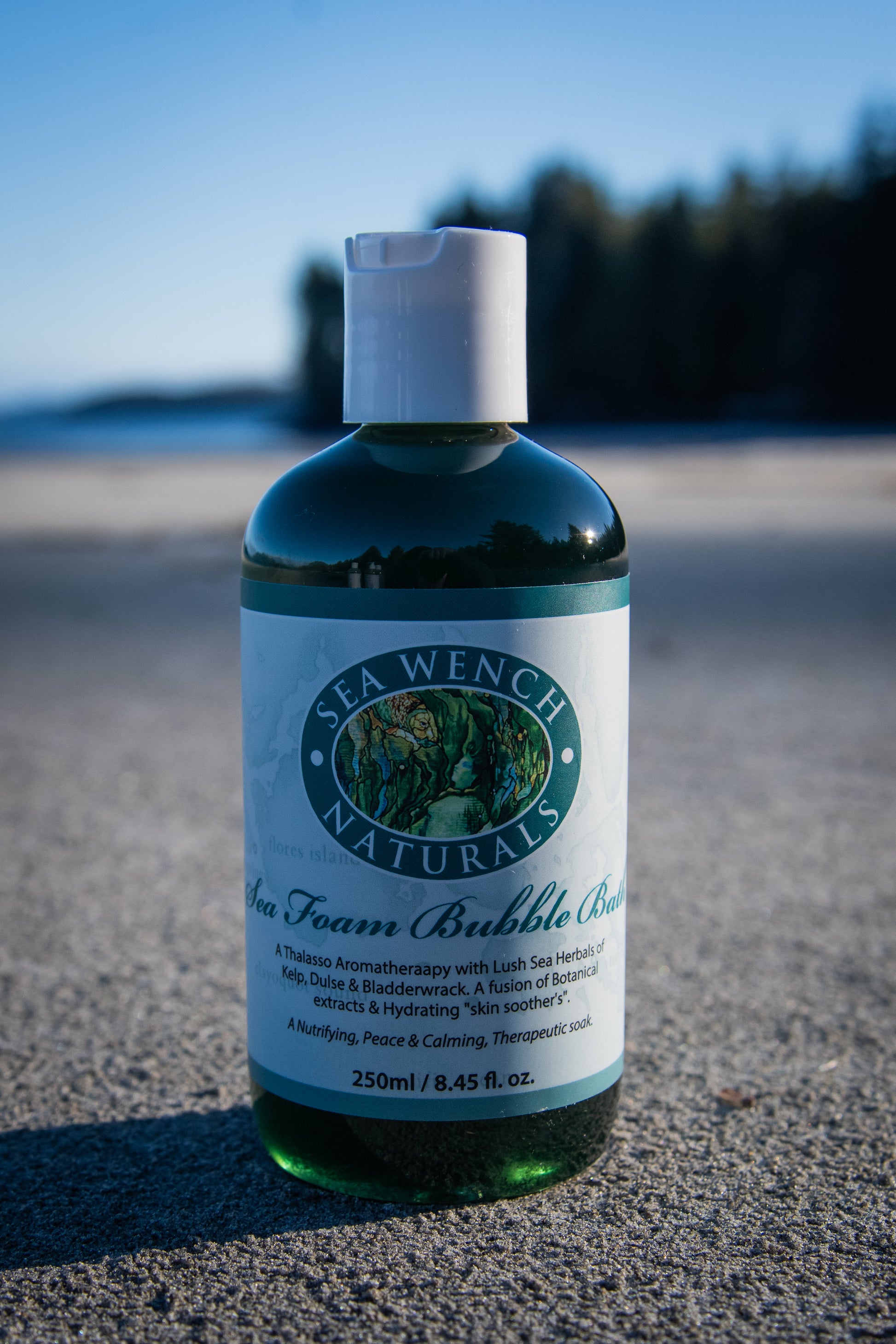 Sea Wench Naturals sea foam bubble bath seaweed infused