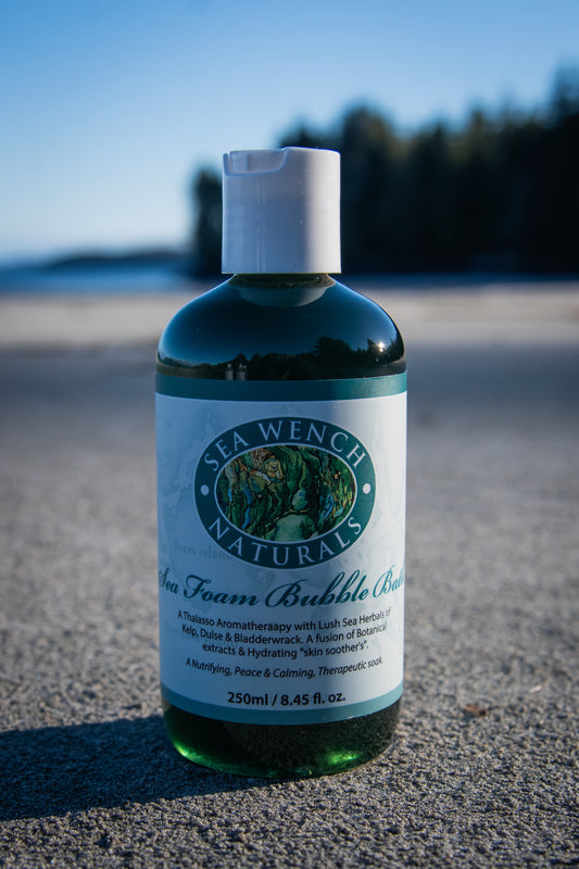 Sea Wench Naturals sea foam bubble bath seaweed infused