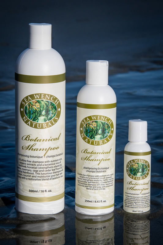 Sea Wench Botanical Shampoo – plant‑based shampoo with seaweed and botanicals, made in Canada