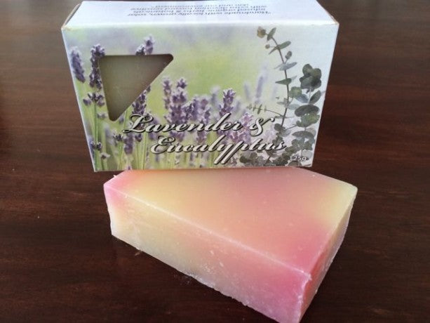 Sea Wench Soap Lavender & Eucalyptus bar by Sea Wench Naturals – plant‑based lavender and eucalyptus essential oil soap, handcrafted in Canada.
